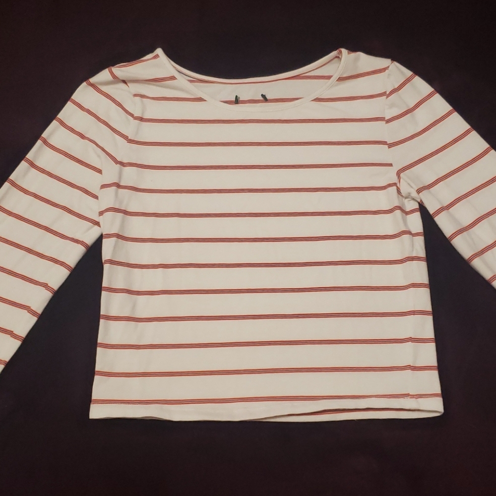 🔴 🆓️ FREE* Wild Fable Striped Long-Sleeved Shirt 🔴 - Picture 4 of 8